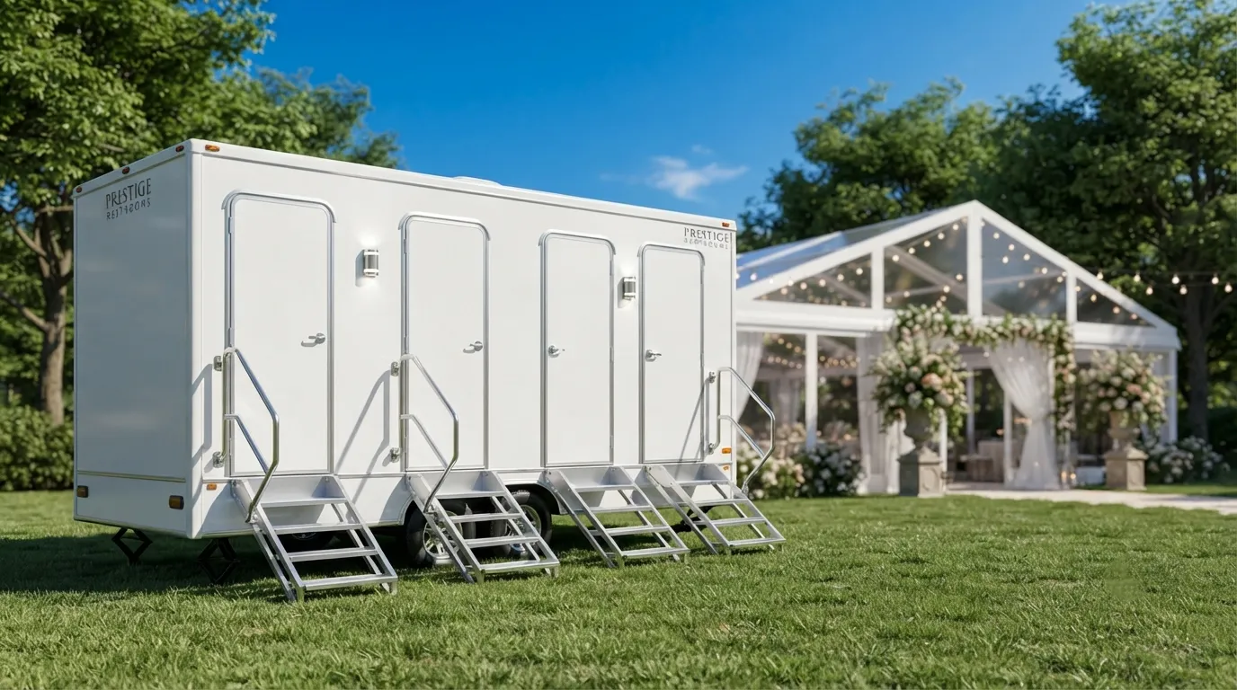 4 Stall Restroom Trailer in Margate, FL