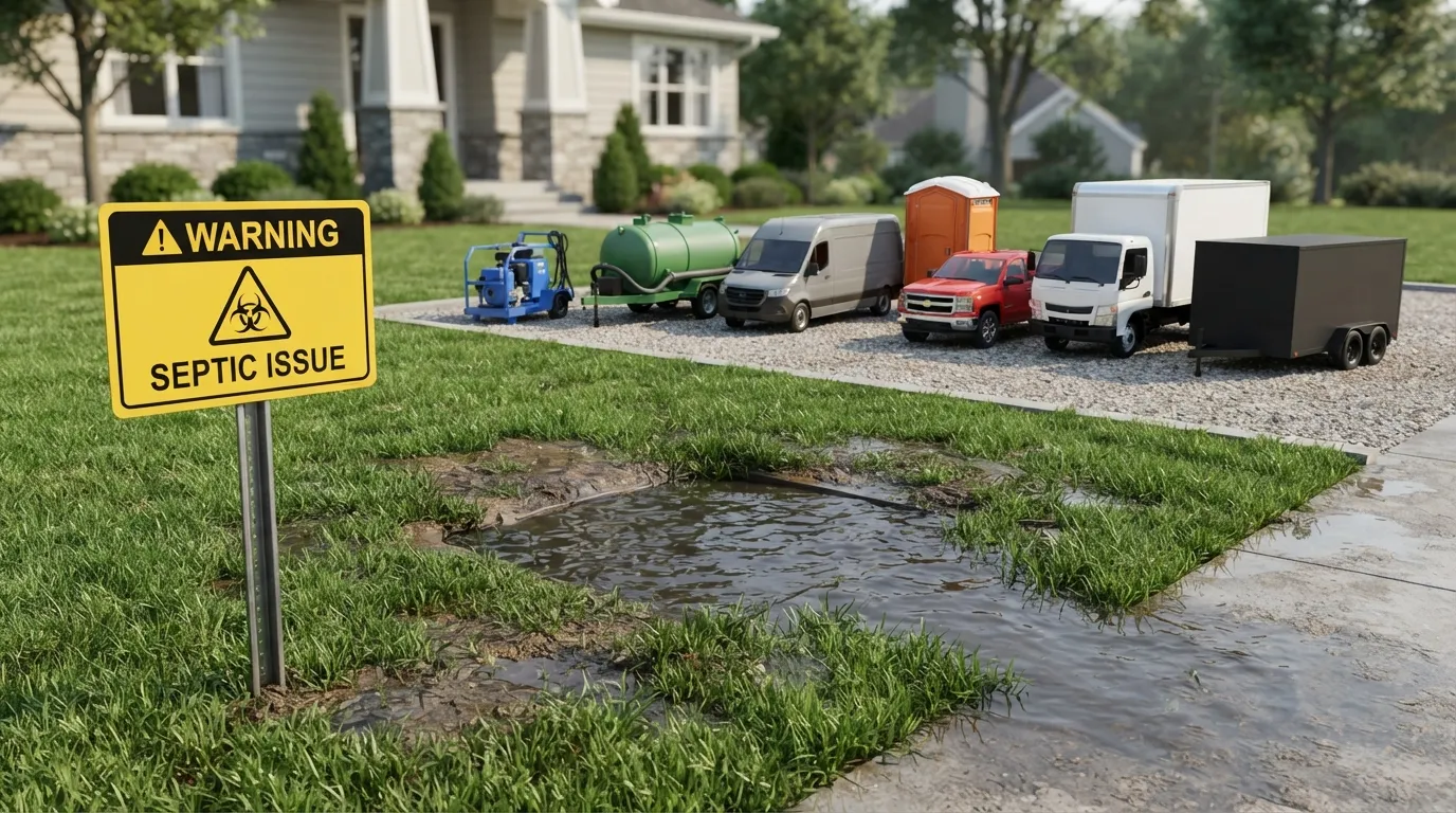 Septic Tank Warning Signs in Margate, FL